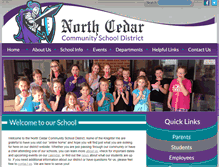 Tablet Screenshot of north-cedarstu.org